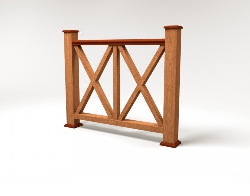 Ограждение из ДПК FG7 терракот купить в Одинцово