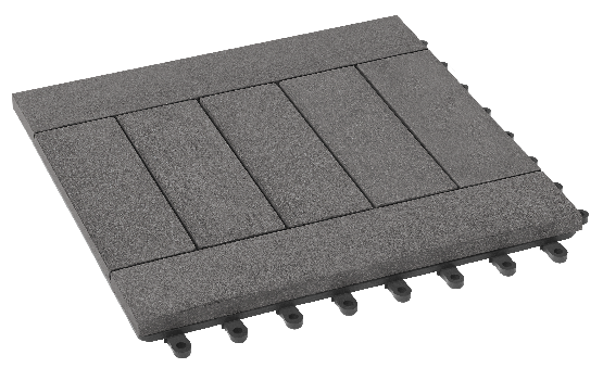 Модульный паркет ДПК GRINDERDECO Комфорт 5 Серый базальт купить в Одинцово