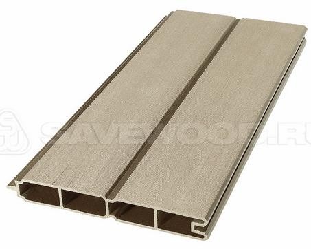 Заборный профиль из ДПК Savewood SW Agger матовый тик купить в Одинцово