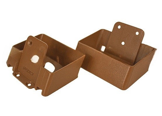 Крепления перил наклонное из алюминия GardenParkett Орех купить в Одинцово