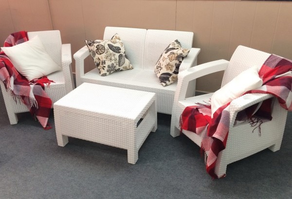 Комплект Yalta Terrace Set белый купить в Одинцово