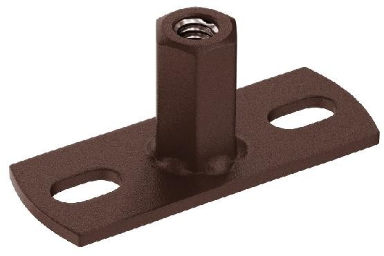 Водосток Aquasistem, Система 150/100 - Держатель для хомута под метиза RAL 8017 Коричневый matt купить в Одинцово