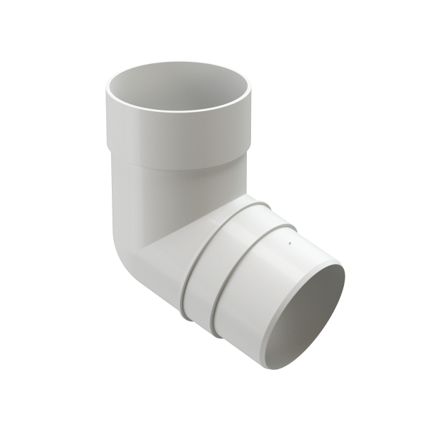 Колено 72˚ Docke Premium ПВХ - Пломбир купить в Одинцово