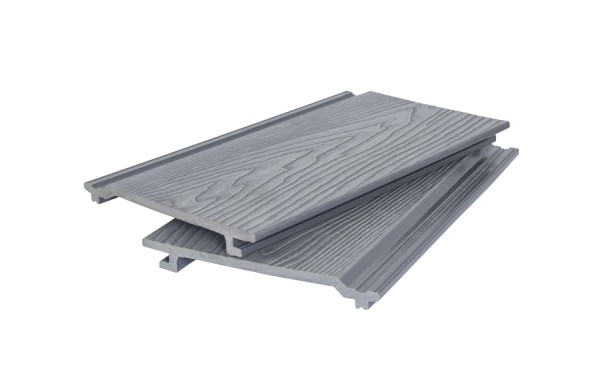 Фасадная доска POLIVAN GROUP 3D фактура дерева DENPASAR серый купить в Одинцово