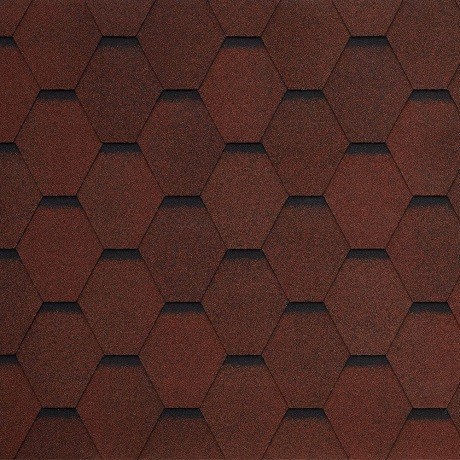 Гибкая черепица Tegola GARDA rosso 409 купить в Одинцово