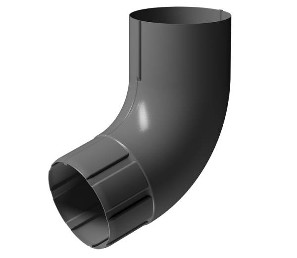 Колено 72° D90 Döcke STAL PREMIUM Графит, (RAL 7024) купить в Одинцово