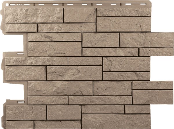 Фасадная панель Альта-Профиль Шотландия Бежевый купить в Одинцово