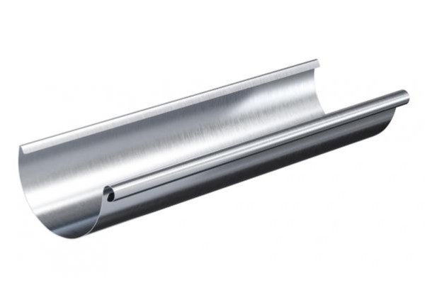 Водосток Aquasistem, Система 125x90 - Желоб водосточный оцинковка 3 метра купить в Одинцово