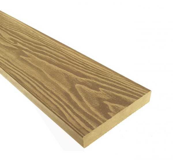 Террасная доска из ДПК Terrapol Смарт 3D Полнотелая без паза Дуб Севилья купить в Одинцово