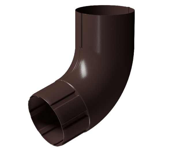 Колено 72° D90 Döcke STAL PREMIUM Шоколад, (RAL 8019) купить в Одинцово