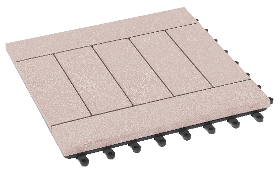 Модульный паркет ДПК GRINDERDECO Комфорт 5 Выбеленный дуб купить в Одинцово