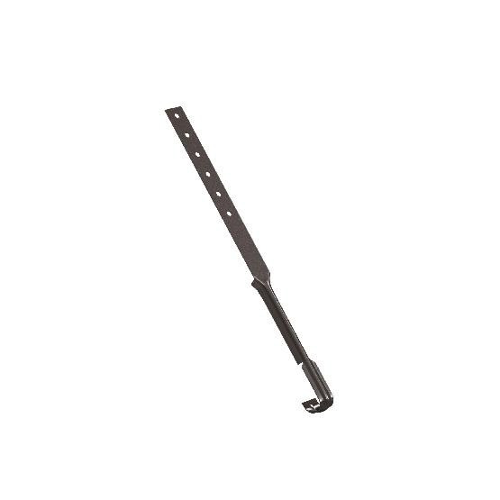 Водосток Aquasistem, система 125x90 - Поддержка желоба RR 32 Тёмно-Коричневый купить в Одинцово