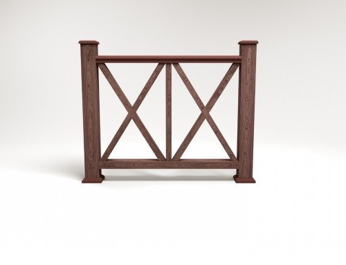 Ограждение из ДПК FG7 шоколад купить в Одинцово