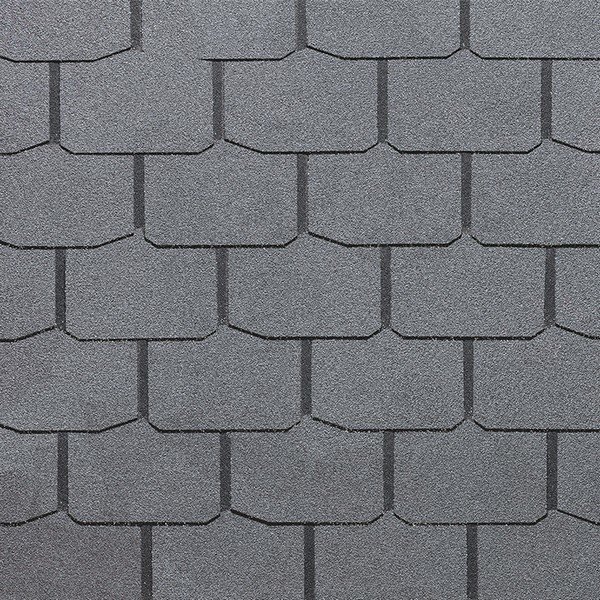 Гибкая черепица Docke, коллекция Крона – Серый купить в Одинцово