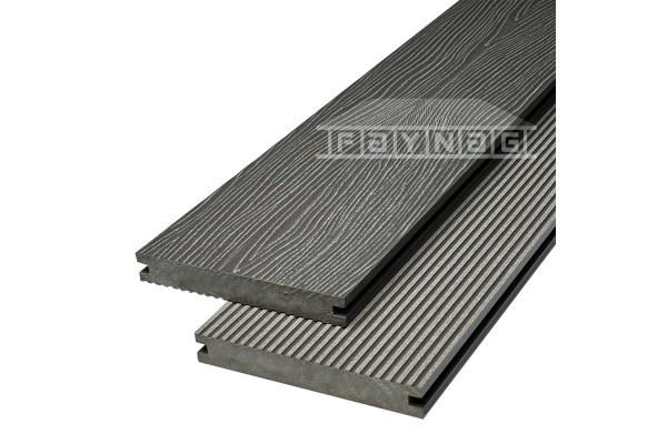 Террасная доска из ДПК Faynag Premium Massive 3D — Графит купить в Одинцово