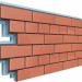 Термопанели Доломит Кирпич 40 мм Красный купить в Одинцово