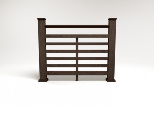 Ограждение из ДПК FG4 венге купить в Одинцово