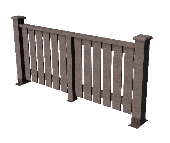 Ограждения декоративное ДПК GRINDERDECO Вилидж венге купить в Одинцово