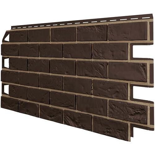 Фасадные панели ТЕХНОНИКОЛЬ Оптима Кирпич Тёмно-коричневый купить в Одинцово