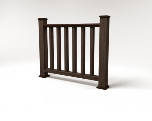 Ограждение из ДПК FG5 венге купить в Одинцово