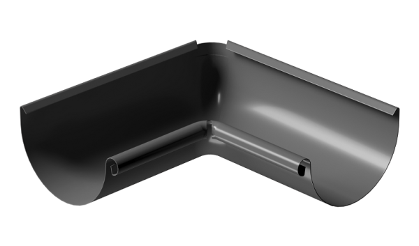 Угол внутренний 90° D125 Döcke STAL PREMIUM Графит, (RAL 7024) купить в Одинцово