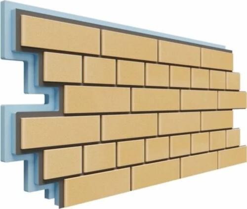 Термопанели Доломит Кирпич 40 мм Жёлтый купить в Одинцово