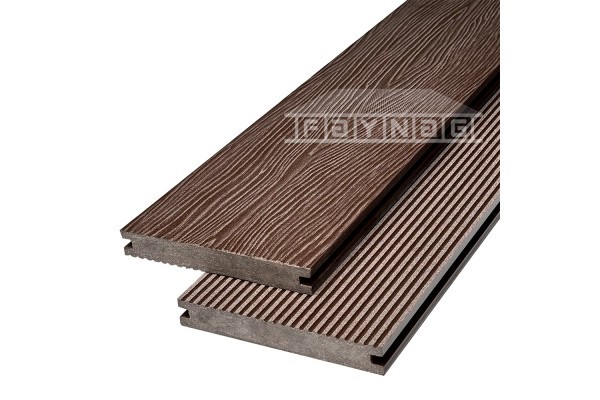 Террасная доска из ДПК Faynag Premium Massive 3D — Шоколад купить в Одинцово