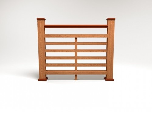 Ограждение из ДПК FG4 терракот купить в Одинцово