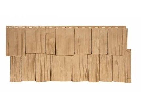 Фасадная панель T-Сайдинг-Щепа дуб ЭКО-1 Бежевый купить в Одинцово