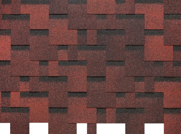 Гибкая черепица EURASIA Docke, Коллекция Лабиринт Красный купить в Одинцово