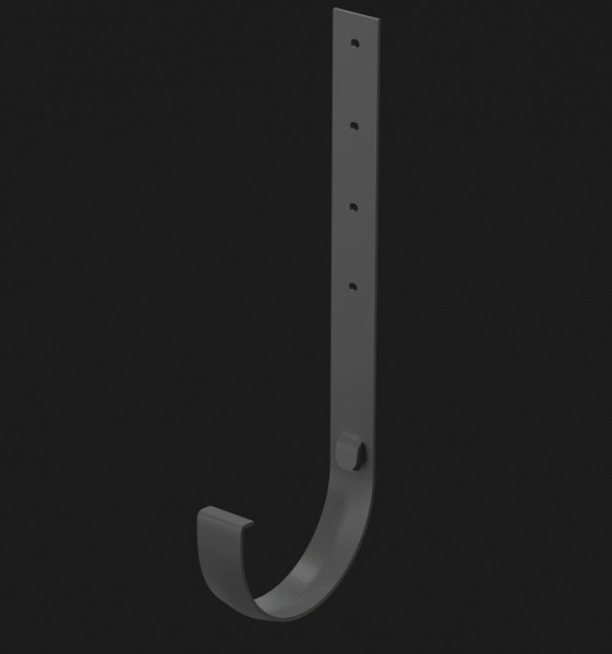 Кронштейн желоба металл Docke Premium ПВХ - Графит купить в Одинцово