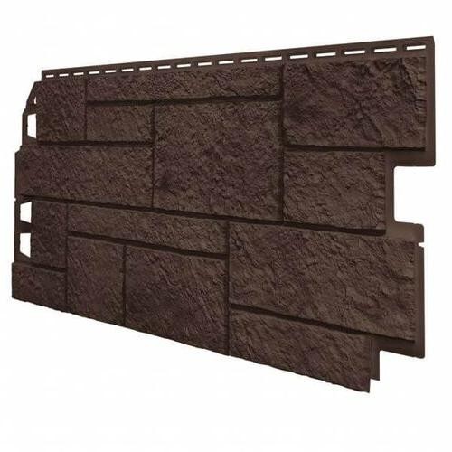Фасадные панели ТЕХНОНИКОЛЬ Оптима Песчаник Тёмно-коричневый купить в Одинцово