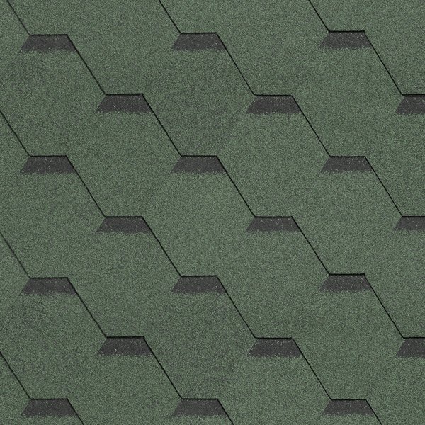 Гибкая черепица Shinglas, серия Ультра, коллекция Самба – Малахит купить в Одинцово