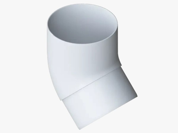 Водосток Альта-Профиль ПВХ – Колено 45 (белый) купить в Одинцово