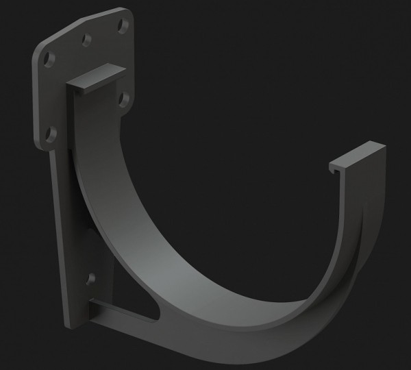 Кронштейн желоба Docke Premium ПВХ - Графит купить в Одинцово