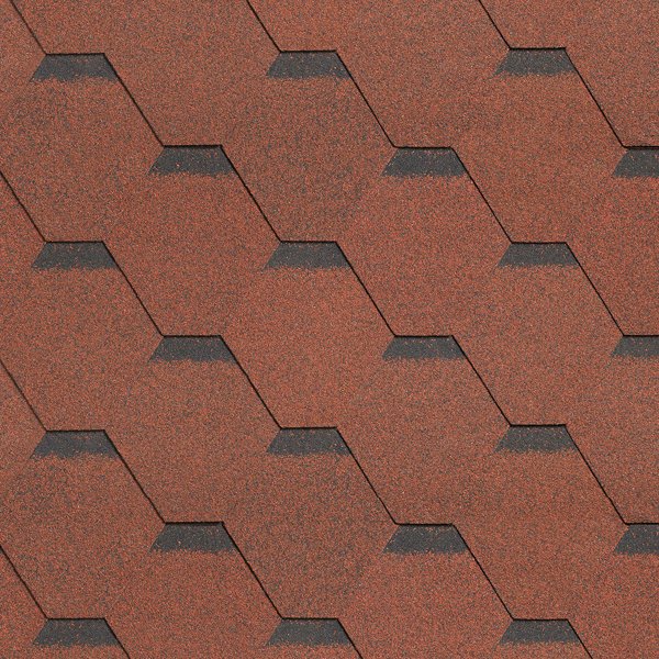 Гибкая черепица Shinglas, серия Ультра, коллекция Самба – Рубин купить в Одинцово