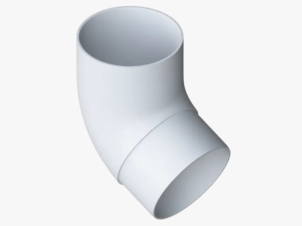 Водосток Альта-Профиль ПВХ – Колено 67 (белый) купить в Одинцово