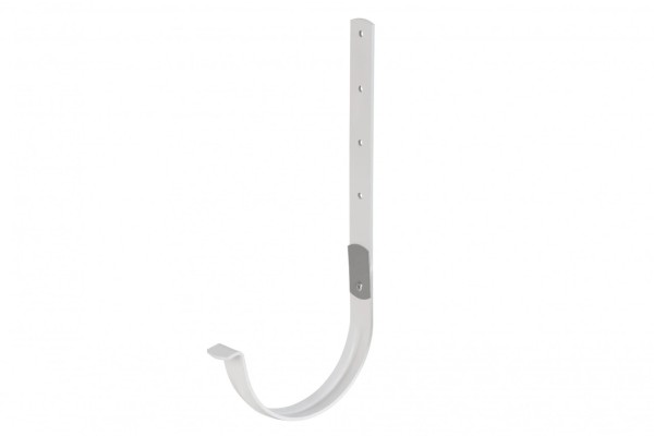 Водосток Альта-Профиль ПВХ – Кронштейн желоба металл (белый) купить в Одинцово