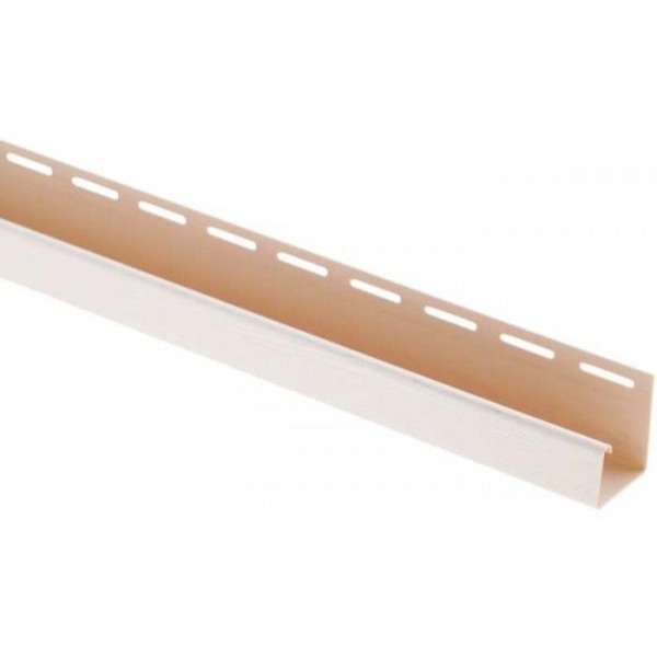 J-профиль Люкс Крашенный, T-15, ВН, Белый купить в Одинцово