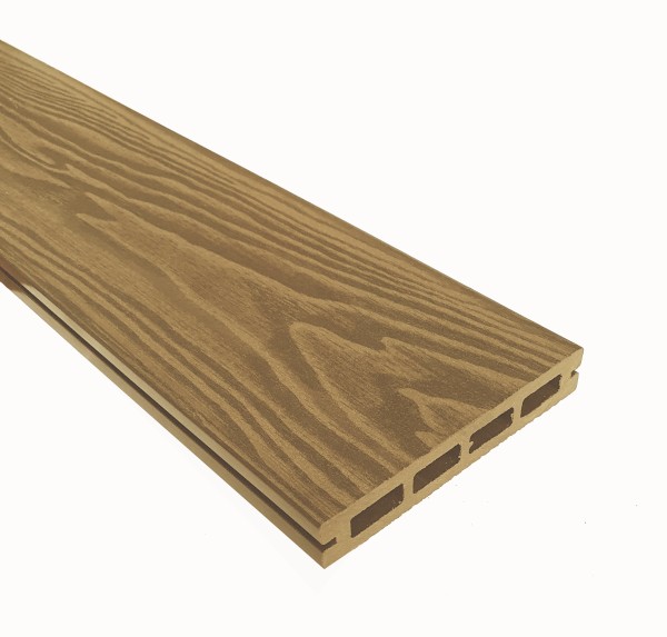 Террасная доска из ДПК Terrapol Смарт 3D Пустотелая с пазом Дуб Севилья купить в Одинцово