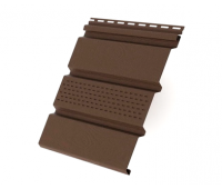 Софит с центральной перфорацией, коричневый купить в Одинцово