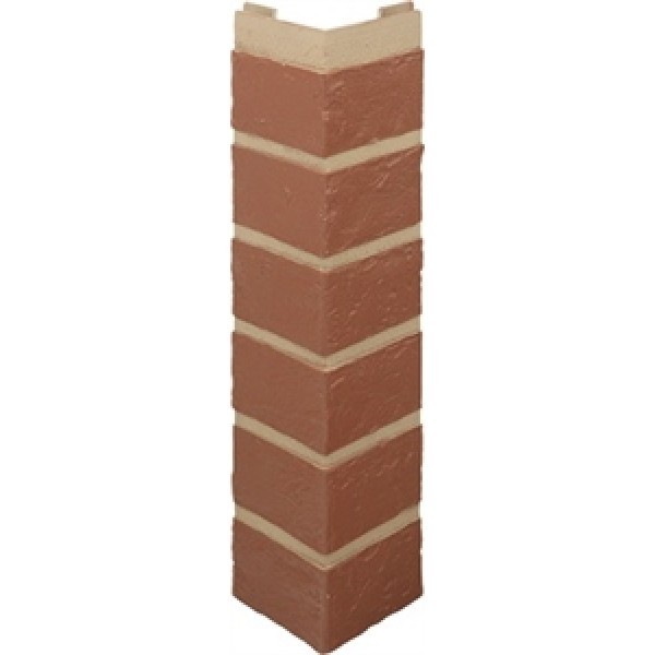 Наружный угол кирпич (красный), 0,47 х 0,1м купить в Одинцово