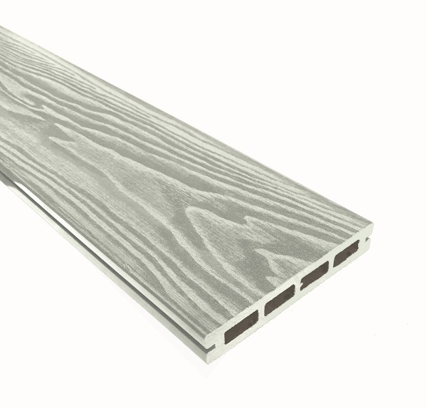 Террасная доска из ДПК Terrapol Смарт 3D Пустотелая с пазом Дуб беленый купить в Одинцово