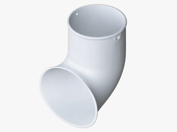 Водосток Альта-Профиль ПВХ – Слив трубы (белый) купить в Одинцово