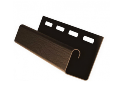 J-профиль для сайдинга, коричневый