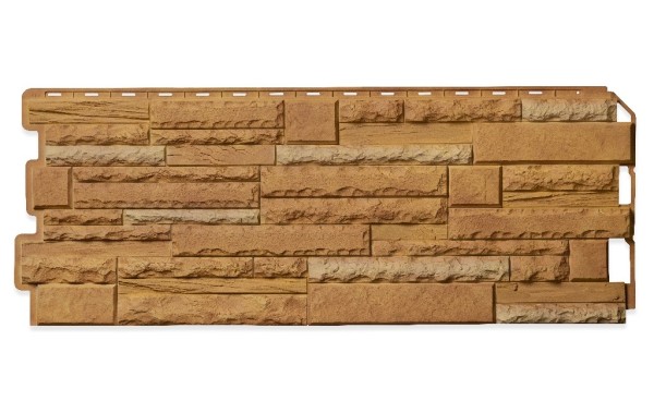 Фасадная панель Цокольный сайдинг Альта профиль Скалистый камень Памир Комби купить в Одинцово