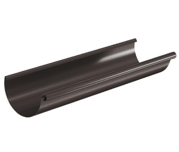 Водосток Aquasistem, система 150/100 - Водосточный желоб 3.00м RR 32 Тёмно-Коричневый купить в Одинцово