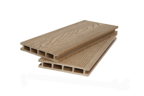 Террасная доска ДПК POLIVAN GROUP 3D+вельвет пустотелая двухсторонняя DENPASAR песочный купить в Одинцово
