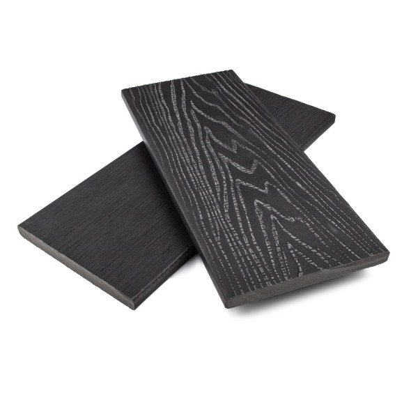 Заборная доска ДПК NanoWood Nature 3D полнотелая Антрацит купить в Одинцово