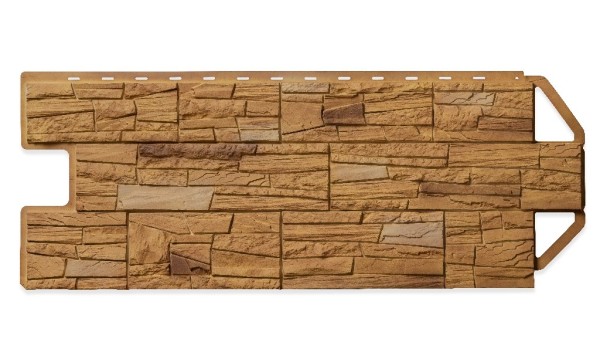 Фасадная панель Цокольный сайдинг Альта профиль Каньон Невада Комби купить в Одинцово